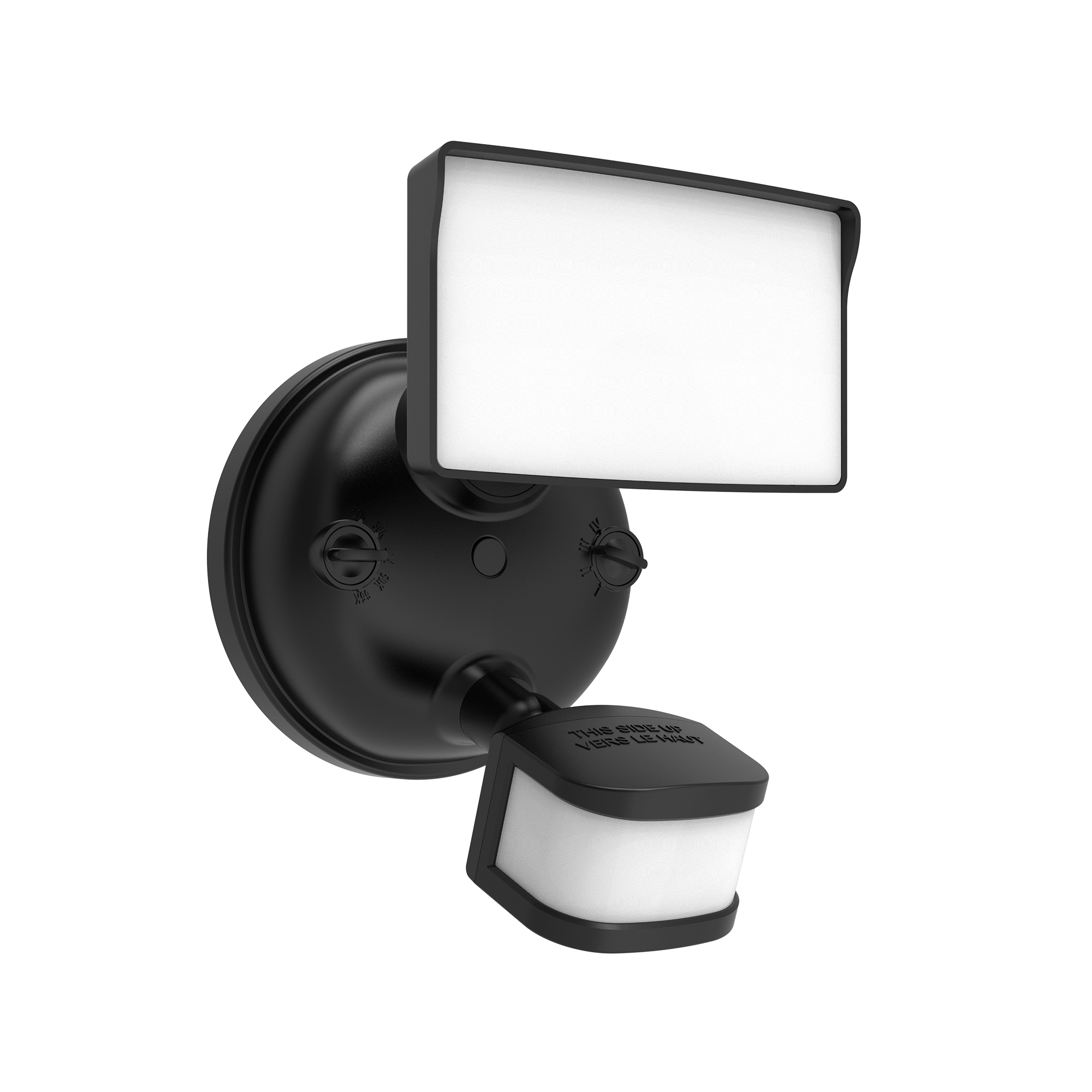 HALO:Next Gen 180° Black Motion Sensing Wired Outdoor 1-Head LED Security Flood Light 1500 Lumens with 5CCT